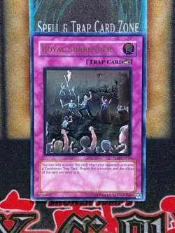 Yugioh Royal Surrender TLM-EN059 Ultimate Rare LP - Image 1