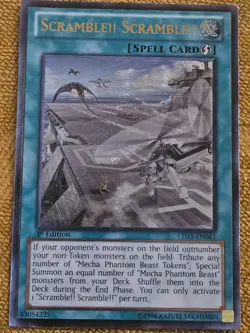 Yugioh Scramble!! Scramble!! LTGY-EN061 1st Edition - Image 1