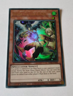 Yu-Gi-Oh! Droll & Lock Bird (RA02-EN006) Alternative Art Ultra Rare English MINT - Image 1