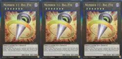 3x Number 11: Big Eye | RA04-EN062 | PUR | 1st Ed | NM | YuGiOh - Image 1