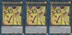 3x Number 100: Numeron Dragon | RA01-EN039 | PCR | 1st Ed | NM | YuGiOh - Image 1