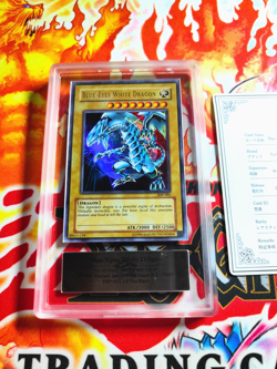 Yugioh ARS 10 Blue-Eyes White Dragon Shonen Jump Promo JMP-001 not PSA CGC - Image 1