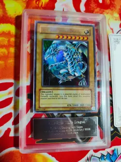 Yugioh ARS 10 Blue-Eyes White Dragon Shonen Jump Promo JMP-001 not PSA CGC - Image 2