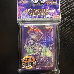 Yugioh I:P Masquerena Card Sleeves 50count Sealed - Image 1
