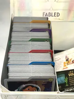 Disney Lorcana Fabled Card Lot Common Uncommon Rare Super Rare Box + Game Pieces - Image 2