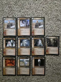 Lord Of The Rings TCG Series 4 The Two Towers 10 Card Gandalf Rares Lot - Image 1