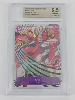 One Piece Premium Card Collection Uta #P-031 Promo BGS 9.5 GEM MINT - Image 1
