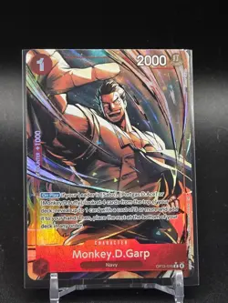 Monkey D. Garp Alt Art OP13-016 - One Piece English Card - Carrying on His Will - Image 1