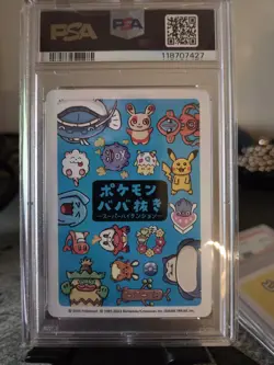 Pokemon PSA10 AUTO8 Spare Card Agnes Garbowska 2023 Pikachu Old Maid Japanese - Image 4