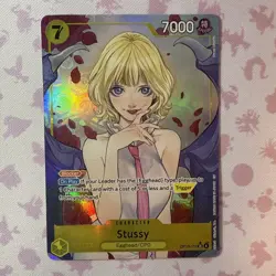 One Piece Card - STUSSY OP13-110 (SR) Alt Art Carrying on His Will English NM/M - Image 1