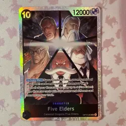 Five Elders OP13-082 SR Carrying on His Will - ONE PIECE Card Game English - Image 1
