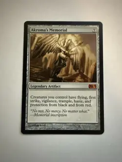 Akroma's Memorial MTG M13 Regular Card 200/249 Near Mint Condition - Image 1