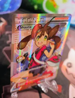 POKEMON SHAUNA 111A/124 FULL ART XY PREMIUM TRAINER COLLECTION RARE CARD 2017 - Image 5
