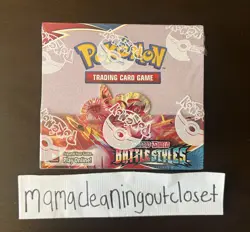 SEALED Pokemon TCG: Sword & Shield - Battle Styles Booster Box (36 Card Packs) 820650818189 - Image 1