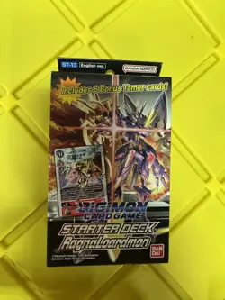 Digimon English Card Game - Starter Deck ST-13 - RAGNALOARDMON (54 Card Deck) 811039037680 - Image 1