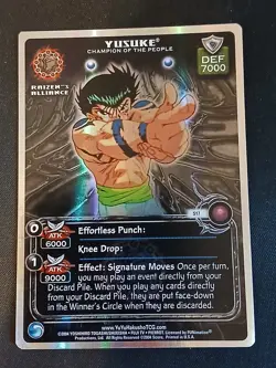 Yu Yu Hakusho TCG CCG Yusuke Champion of the People S17 Alliance Unlimited Card - Image 1