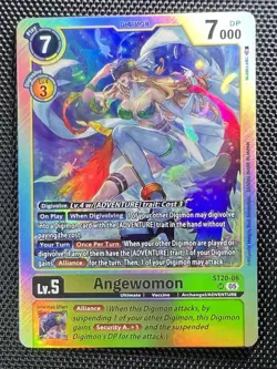 Angewomon Foil ST20-06 Digimon TCG Card NM Condition - Image 1