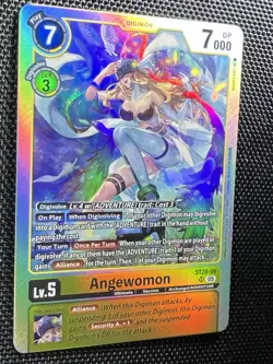 Angewomon Foil ST20-06 Digimon TCG Card NM Condition - Image 3