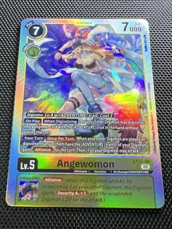Angewomon Foil ST20-06 Digimon TCG Card NM Condition - Image 4