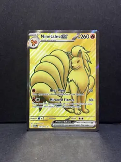 Pokemon Ninetales EX TCG Scarlet Violet-151 Holo Ultra Rare Card 186/165 - Image 1