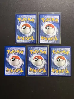 5 Unown V Pokemon Card Collection HGSS SM SWSH Ultra Rare Reverse Holo A1 - Image 2