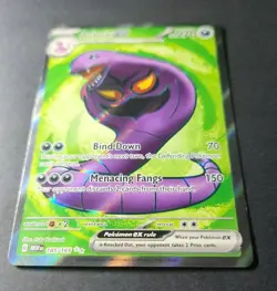 Pokemon TCG Arbok EX 185/165**Scarlet & Violet 151 Full Art Ultra Rare Holo card - Image 3