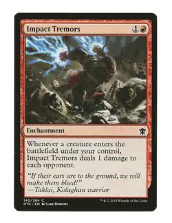 Impact Tremors MTG Enchantment Cards Dragons of Tarkir NM Magic the Gathering - Image 1