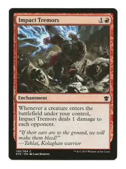 Impact Tremors MTG Enchantment Cards Dragons of Tarkir NM Magic the Gathering - Image 3