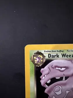Dark Weezing 14/82 Team Rocket Set Holo Rare Vintage WOTC Pokemon Card - Image 2