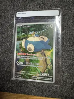 Pokemon TCG Snorlax SVPO51 Holo 151 ETB Promo Card - Image 1