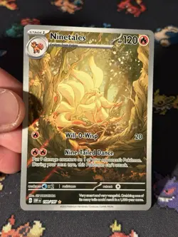 Pokemon Cards Ninetales 199/197 Illustration Rare Obsidian Flames - (NM) #1 - Image 2