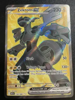 Zekrom ex 158/086 Sv: Black Bolt Holo Secret Rare NM Pokemon Card 2025 - Image 1