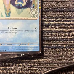 Pokemon Card Snorunt 037/182 Paradox Rift Holo Holiday Stamp - Image 3