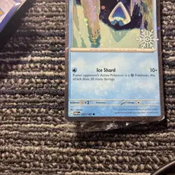 Pokemon Card Snorunt 037/182 Paradox Rift Holo Holiday Stamp - Image 4