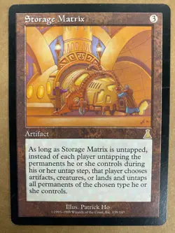 MTG 1x Storage Matrix # 138 Urza's Destiny Magic the Gathering Card x1 LP - Image 1