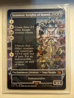 Summon: Knights of Round (Borderless) Final Fantasy Foil - Image 1