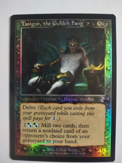MTG- Tasigur, the Golden Fang - Time Spiraled - Legendary Creature FOIL - NM/M - Image 1