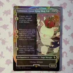 Summon: Good King Mog XII (Borderless) Commander: Final Fantasy Foil - Image 1