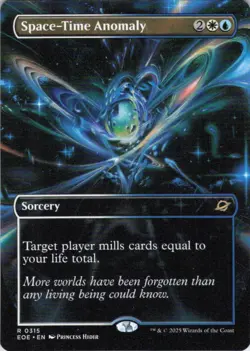 MTG Space-Time Anomaly (Borderless) (315) | NM | Edge of Eternities {EOE} - Image 1