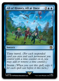 All of History, All at Once #34 (NM) Doctor Who WHO Magic MTG - Image 1