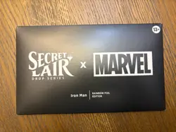 Magic the Gathering MTG Secret Lair Marvel Iron Man Rainbow Foil Edition - New - Image 1