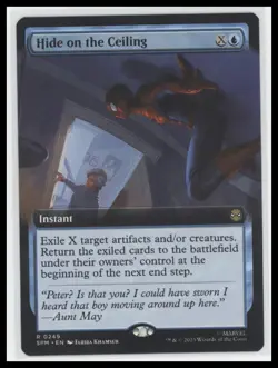 MTG Hide on the Ceiling Extended Art Regular Marvel Spider-Man 2025 - Image 1
