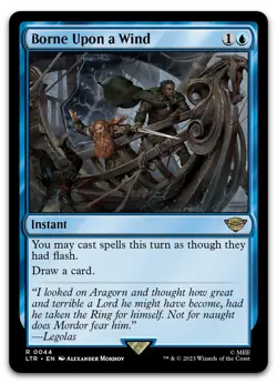 Borne Upon a Wind #44 (NM) Lord of the Rings LTR Magic MTG - Image 1