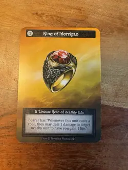 Sorcery Contested Realm: Arthurian Legends - Ring of Morrigan - Nonfoil Unique - Image 1