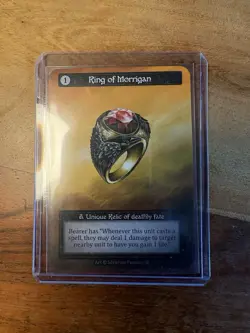 Sorcery Contested Realm: Arthurian Legends - Ring of Morrigan - Nonfoil Unique - Image 3