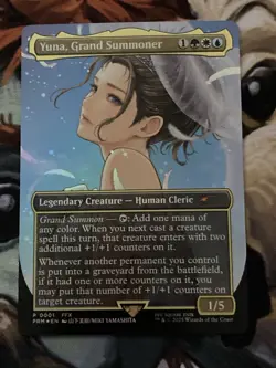1x MTG Yuna, Grand Summoner FOIL Promo Final Fantasy Magic the Gathering - Image 1