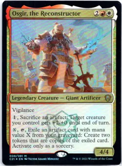 #8 Osgir, the Reconstructor Commander 2021 Mythic Foil - Image 1