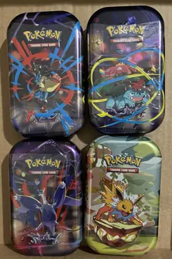 Pokemon Prismatic & Mega Evolutions Random Set Of 10 Mini Tins New & Sealed - Image 2
