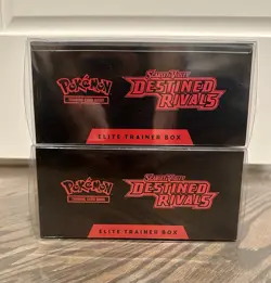 Lot Of 2 Pokemon TCG S & V Destined Rivals Elite Trainer Box ETB Sealed Auc#1 - Image 5