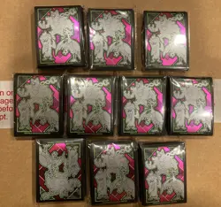LOT/10 - Pokemon SHROUDED FABLE OKIDOGI ETB DECK SLEEVES (65/PK, 650 Total) - Image 1